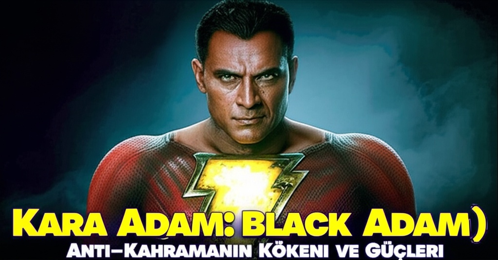 Kara Adam (Black Adam): Anti-Kahramanın Kökeni ve Güçleri